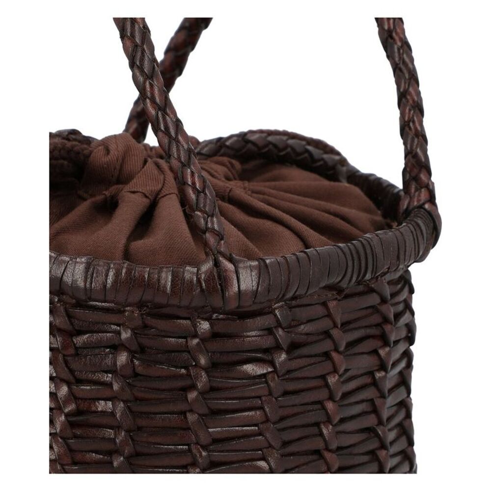 Dragon Diffusion Lina Leather Bucket Bag, Brown - Picture 5 of 6